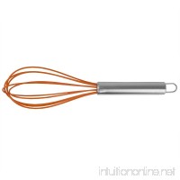 Home Basics Silicone Kitchen Tool Whisk (Orange) - B07CS766SK